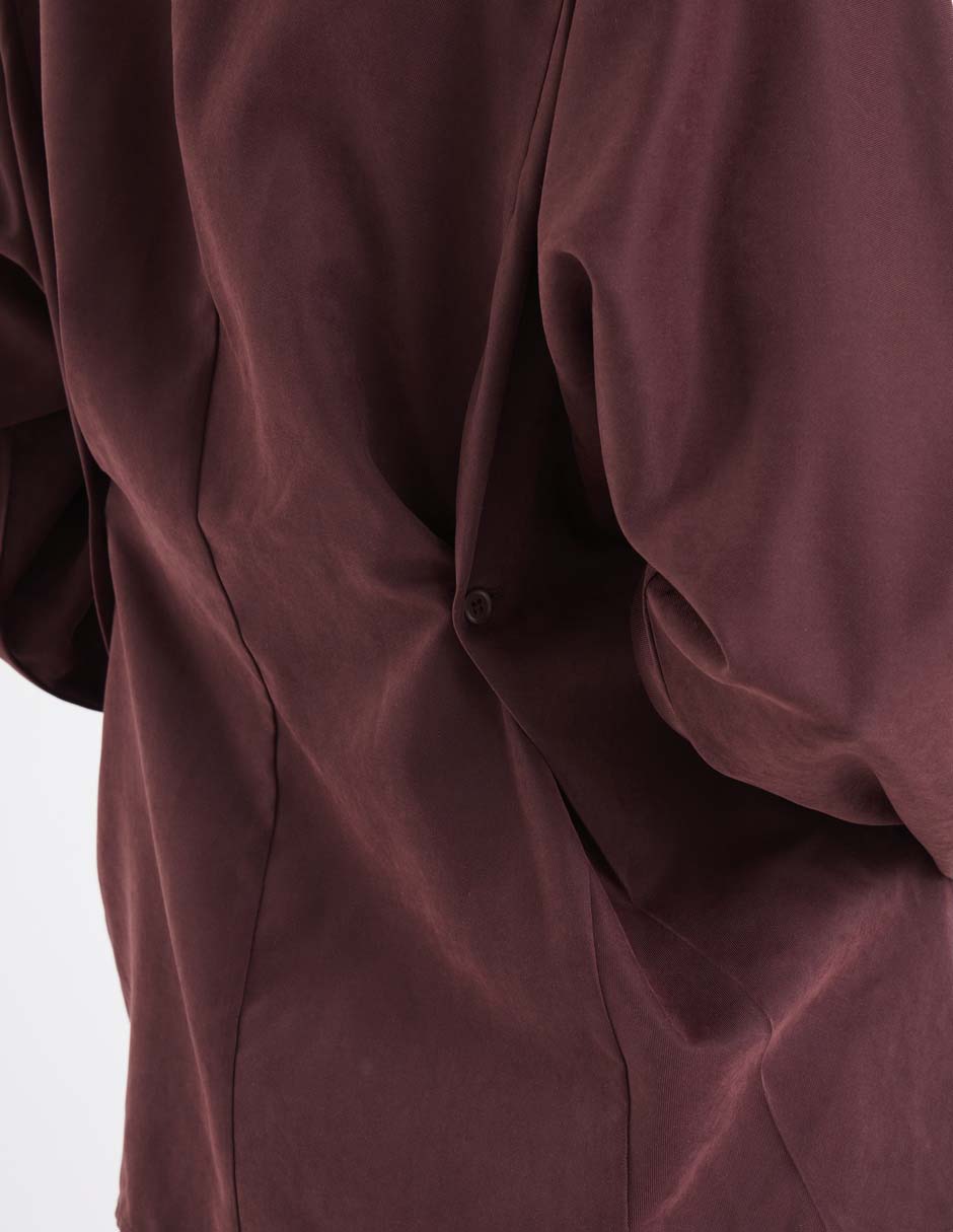Blusa camisera manga larga para mujer 5