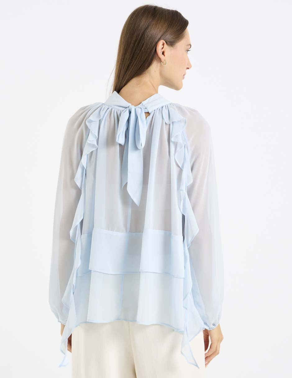 Blusa manga larga para mujer 2