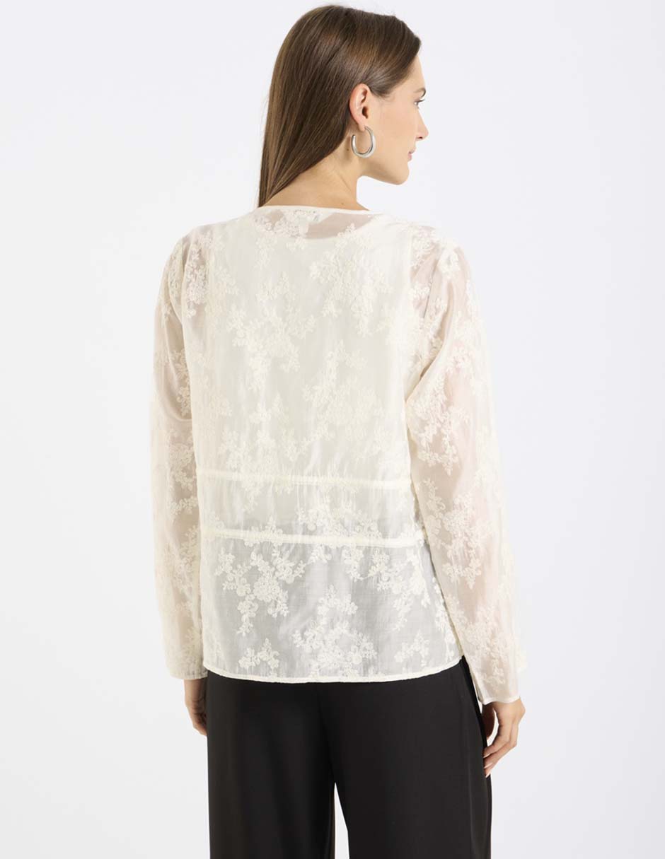 Blusa manga larga para mujer 2