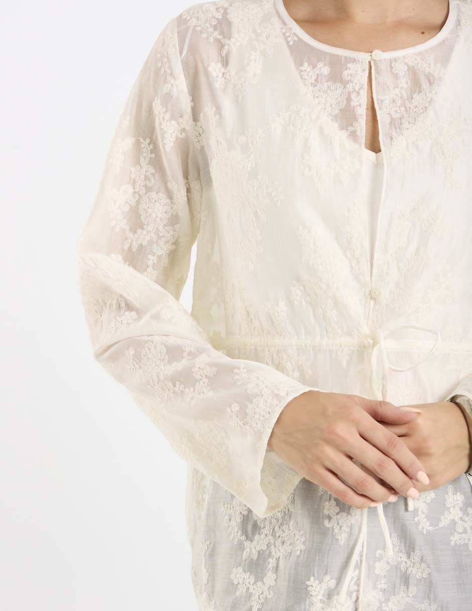 Blusa manga larga para mujer 4