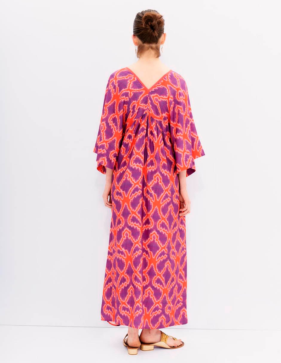 Vestido largo casual Ves Rose Blur para mujer 5