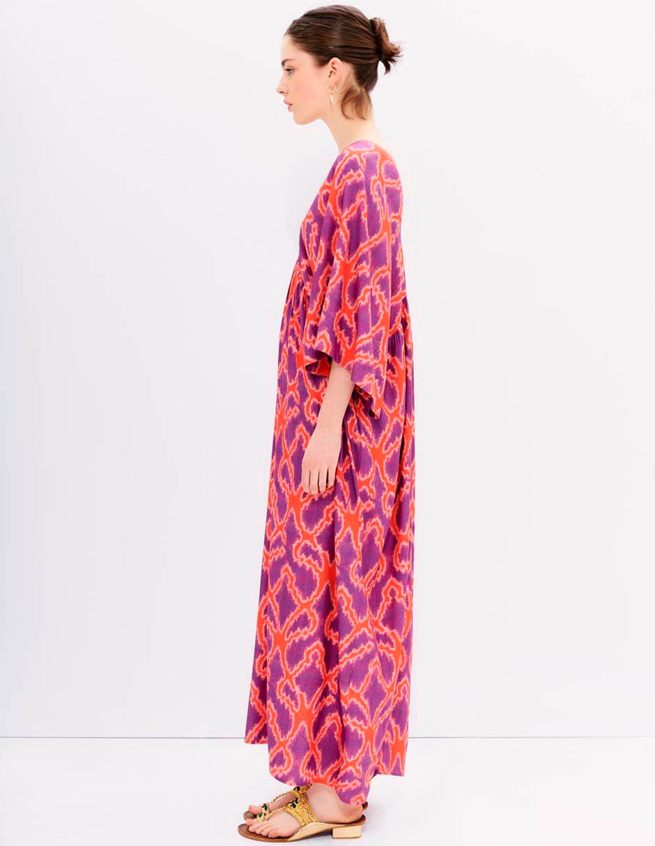 Vestido largo casual Ves Rose Blur para mujer 6