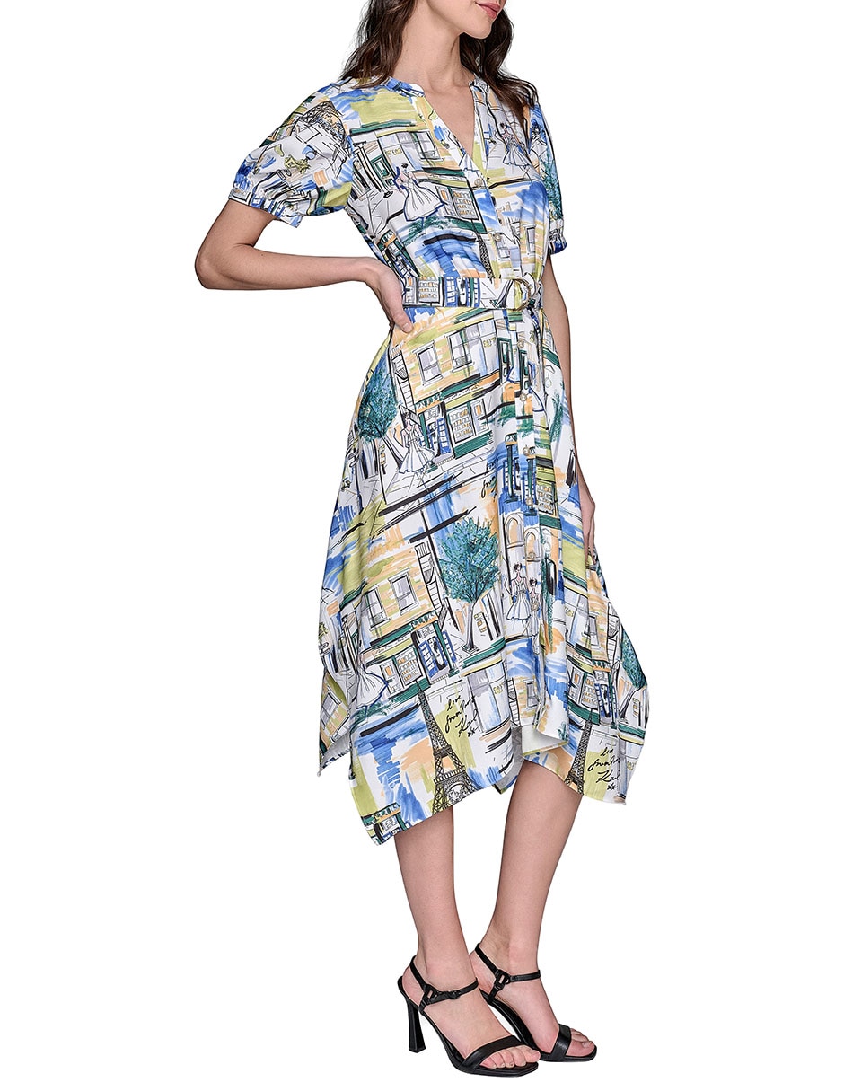 Vestido midi casual para mujer 4