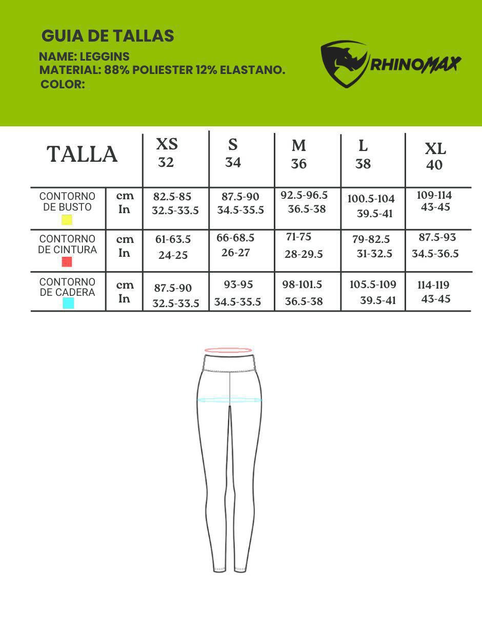 Legging a la cintura con elástico para mujer 4