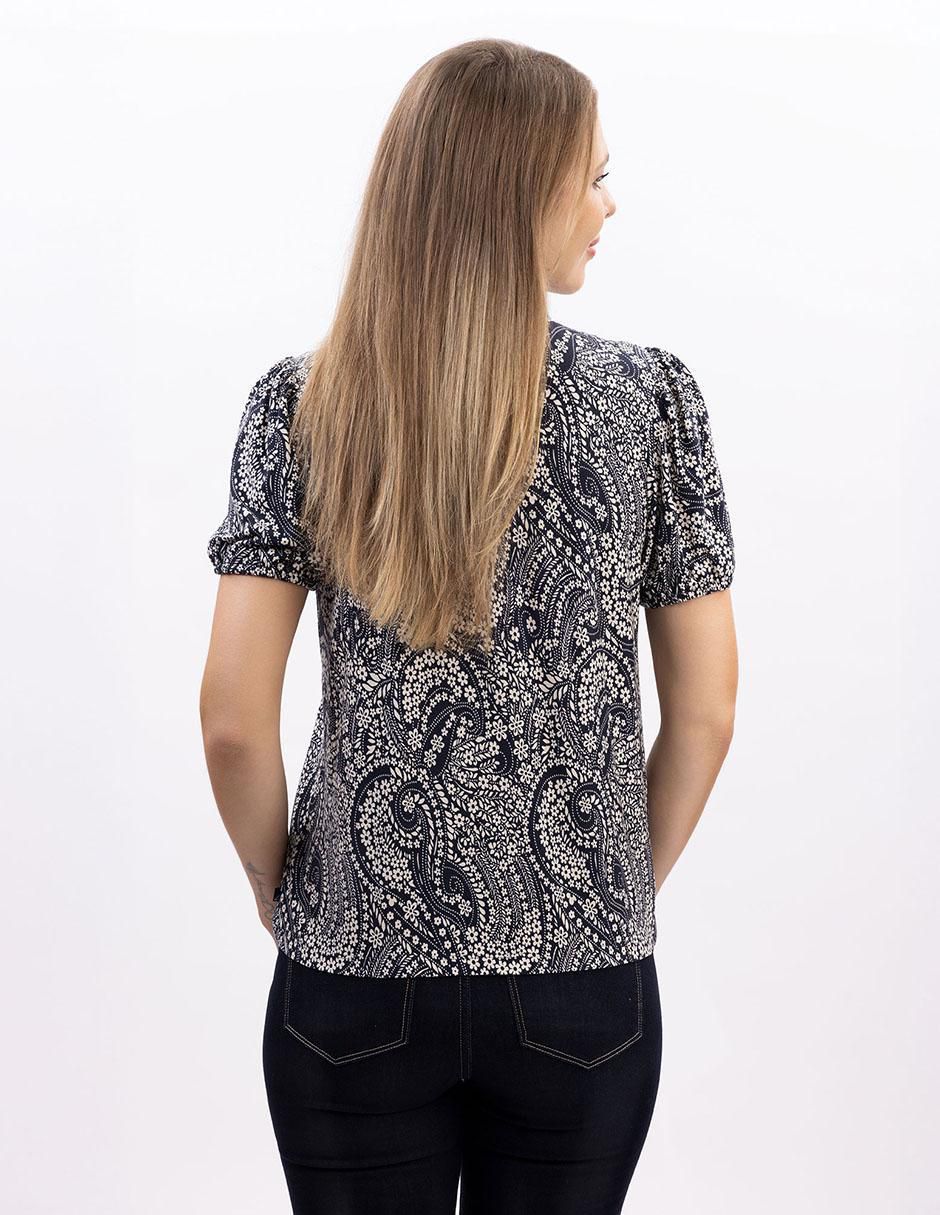 Blusa manga corta para mujer 3