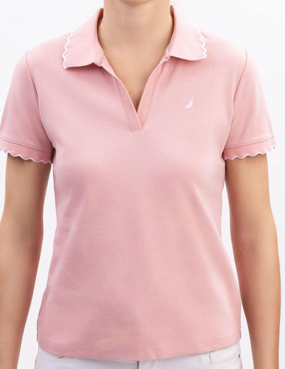 Playera tipo polo para mujer 4