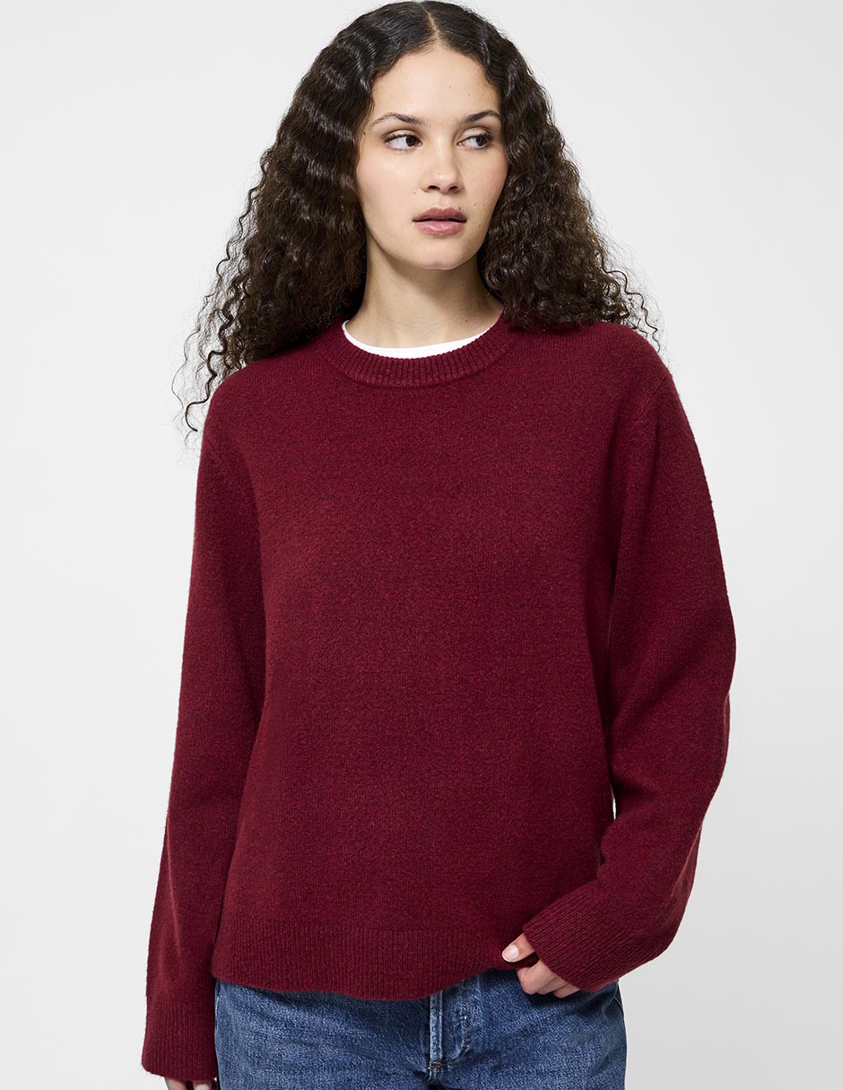 Suéter cuello redondo para mujer