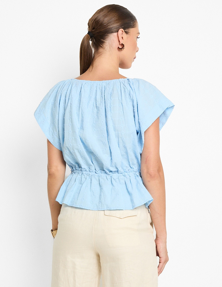 Blusa manga corta para mujer 2