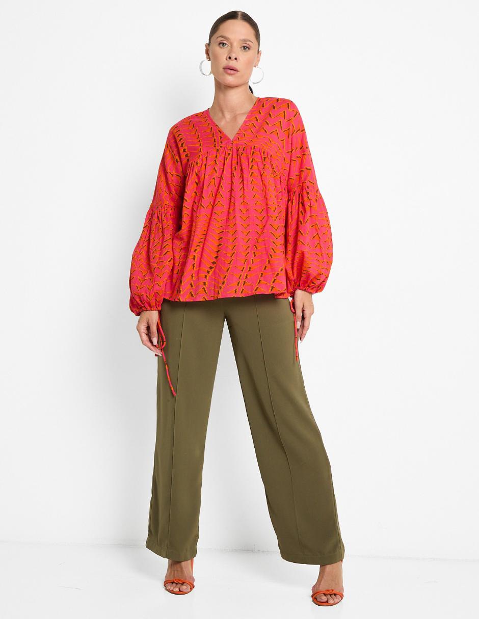 Blusa manga larga para mujer 3