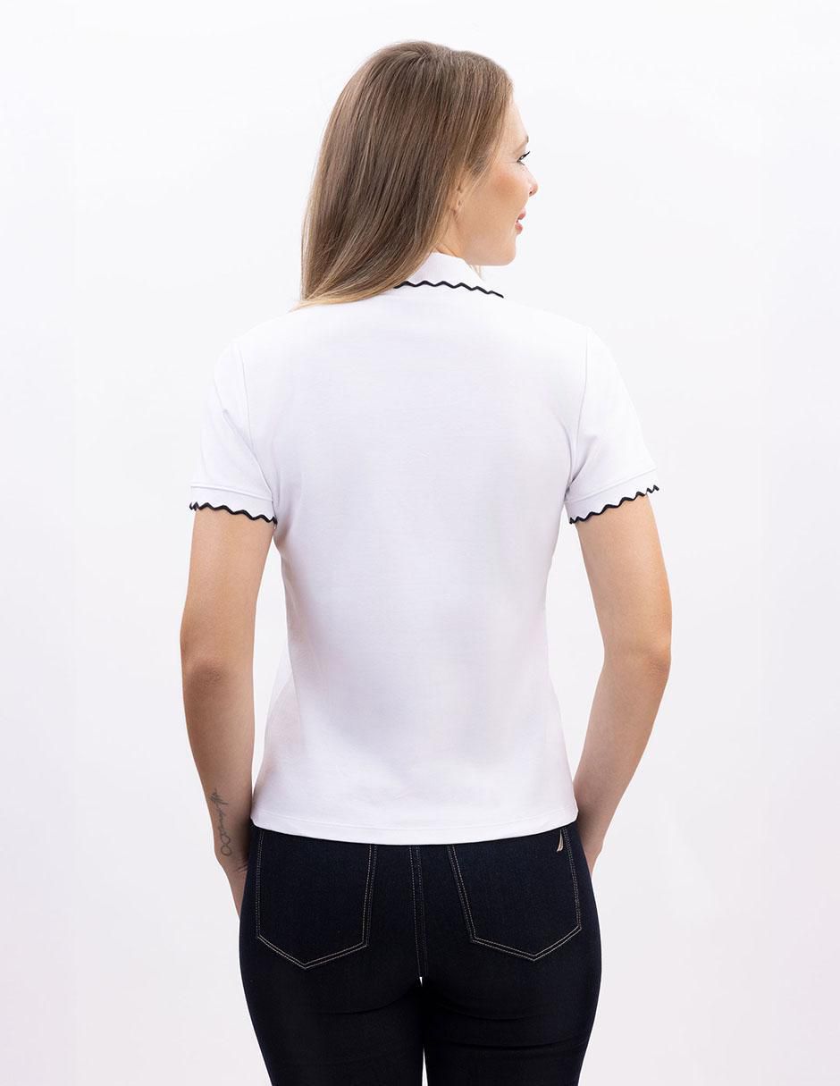 Playera tipo polo para mujer 3