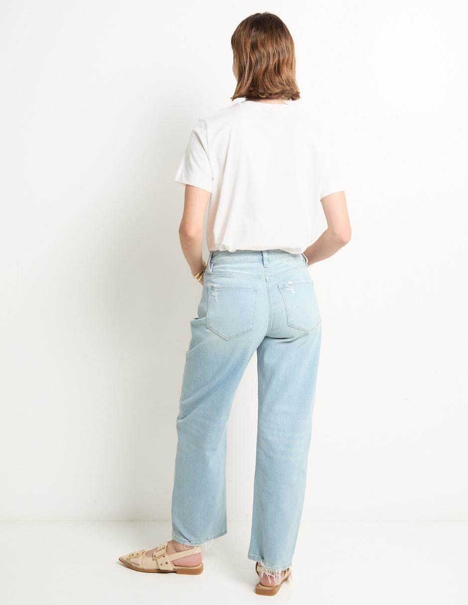 Jeans amplio para mujer 2