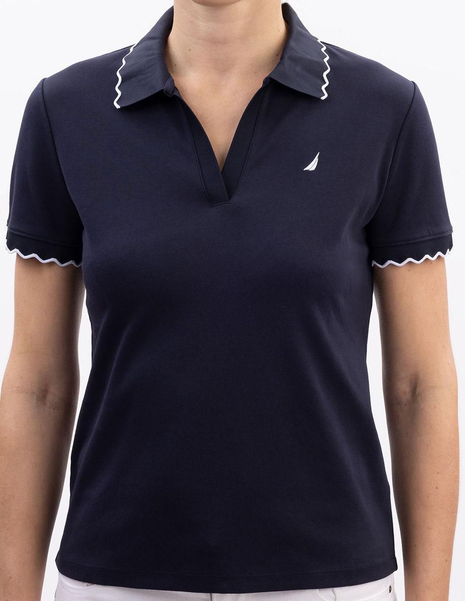 Playera tipo polo para mujer 4