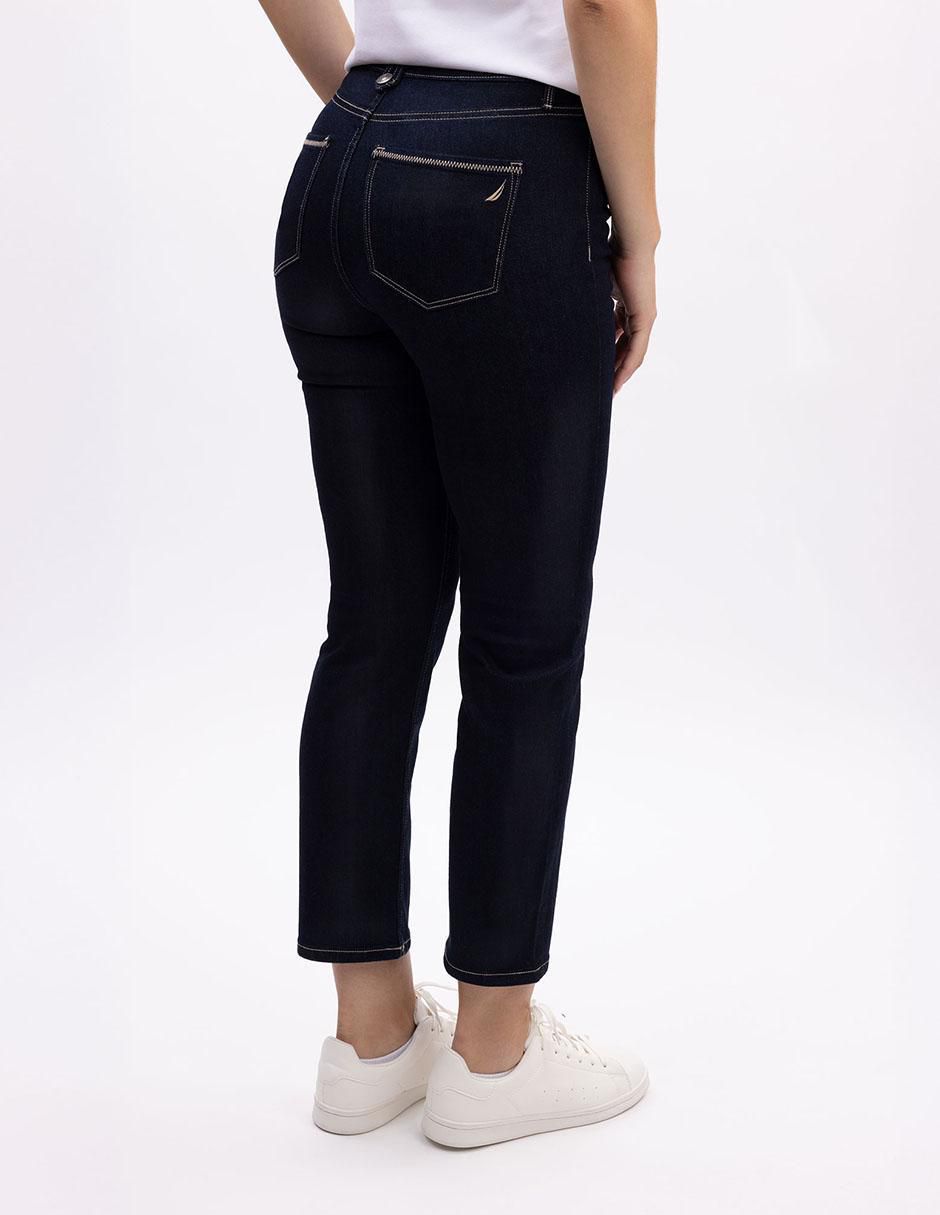 Jeans straight N4Jk2562 para mujer 2
