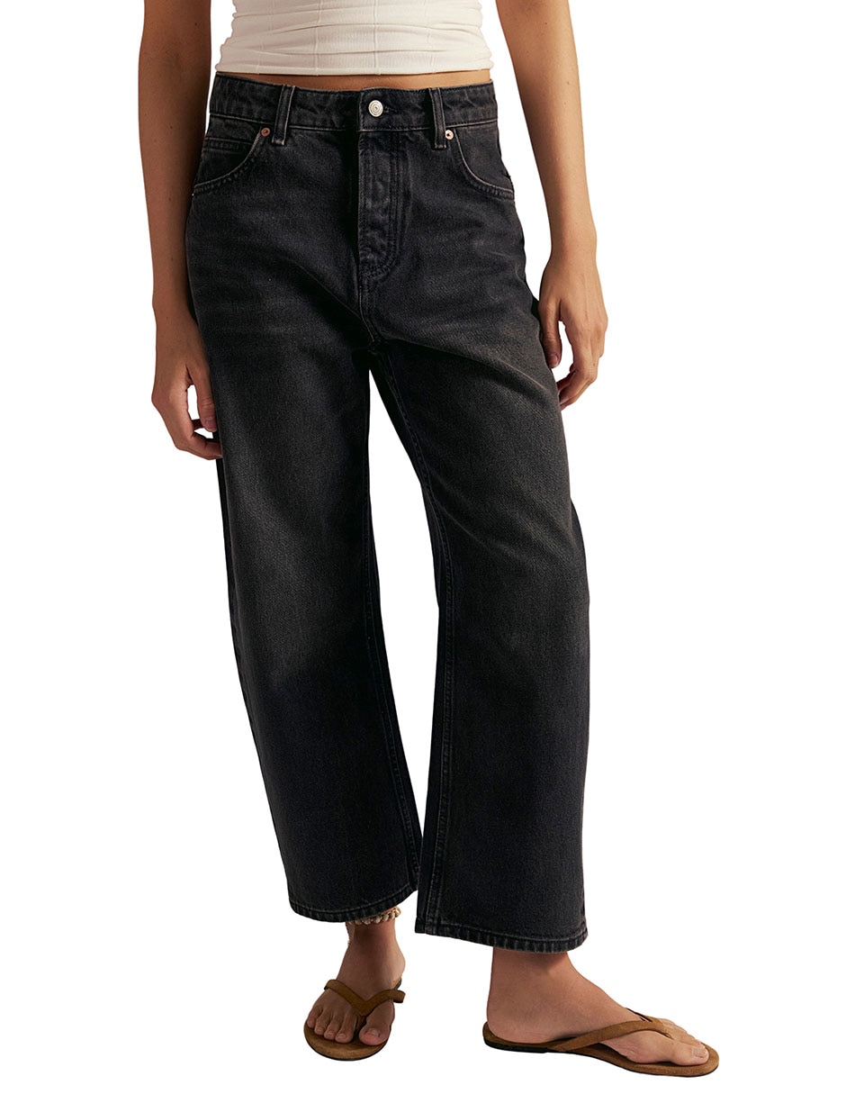 Jeans relaxed wide leg para mujer