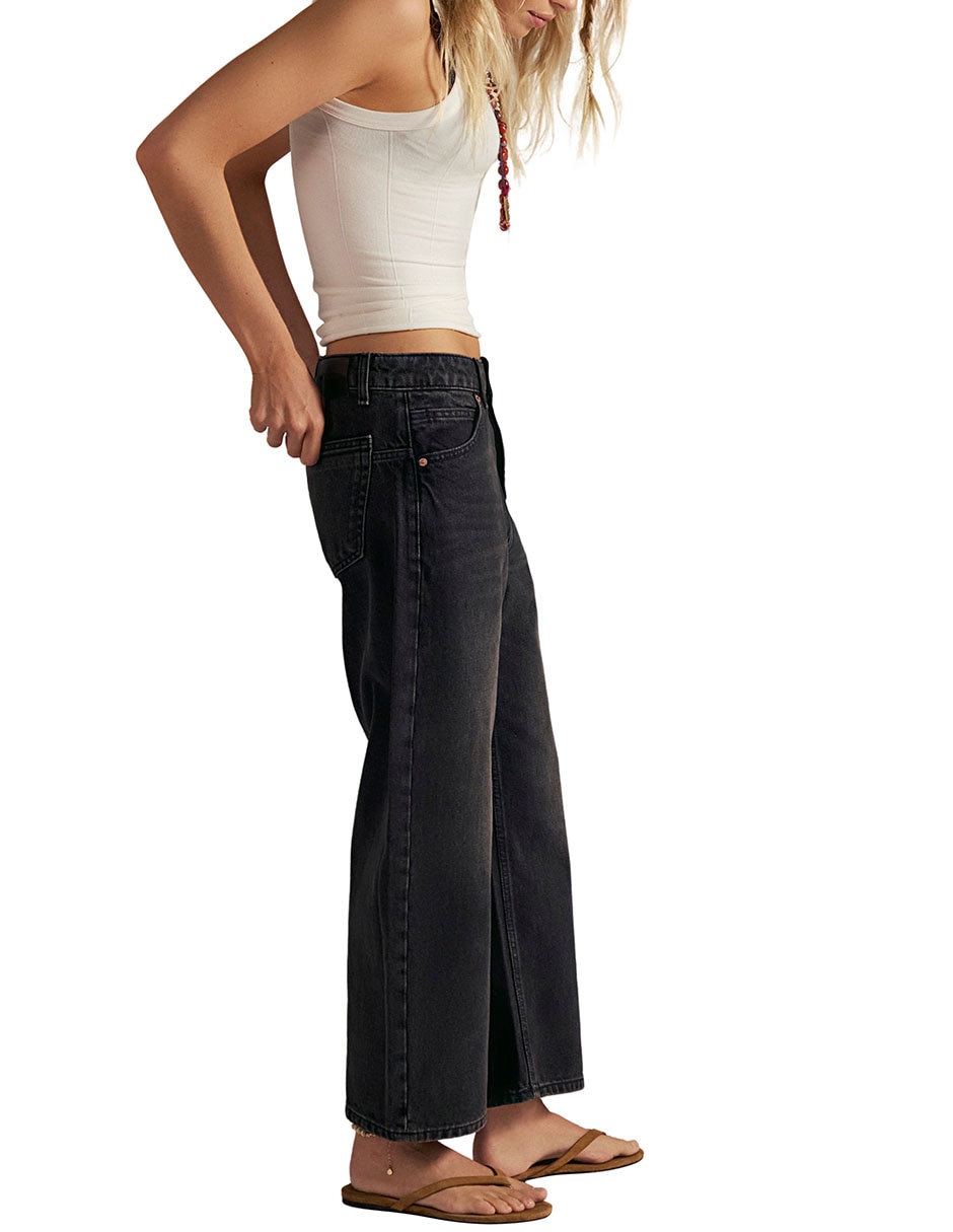 Jeans relaxed wide leg para mujer 6