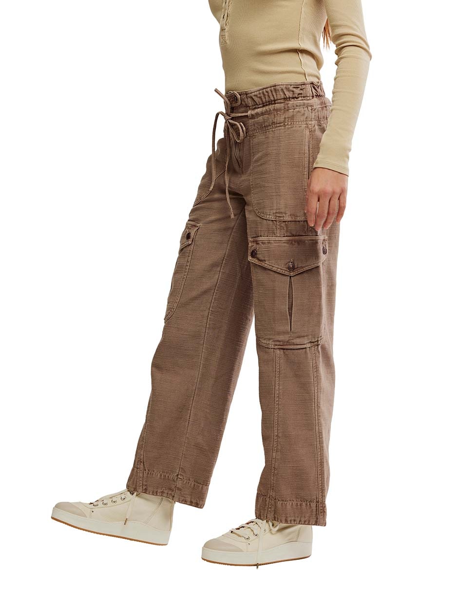 Pantalón cargo straight para mujer 4