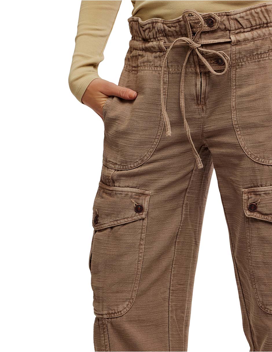 Pantalón cargo straight para mujer 5