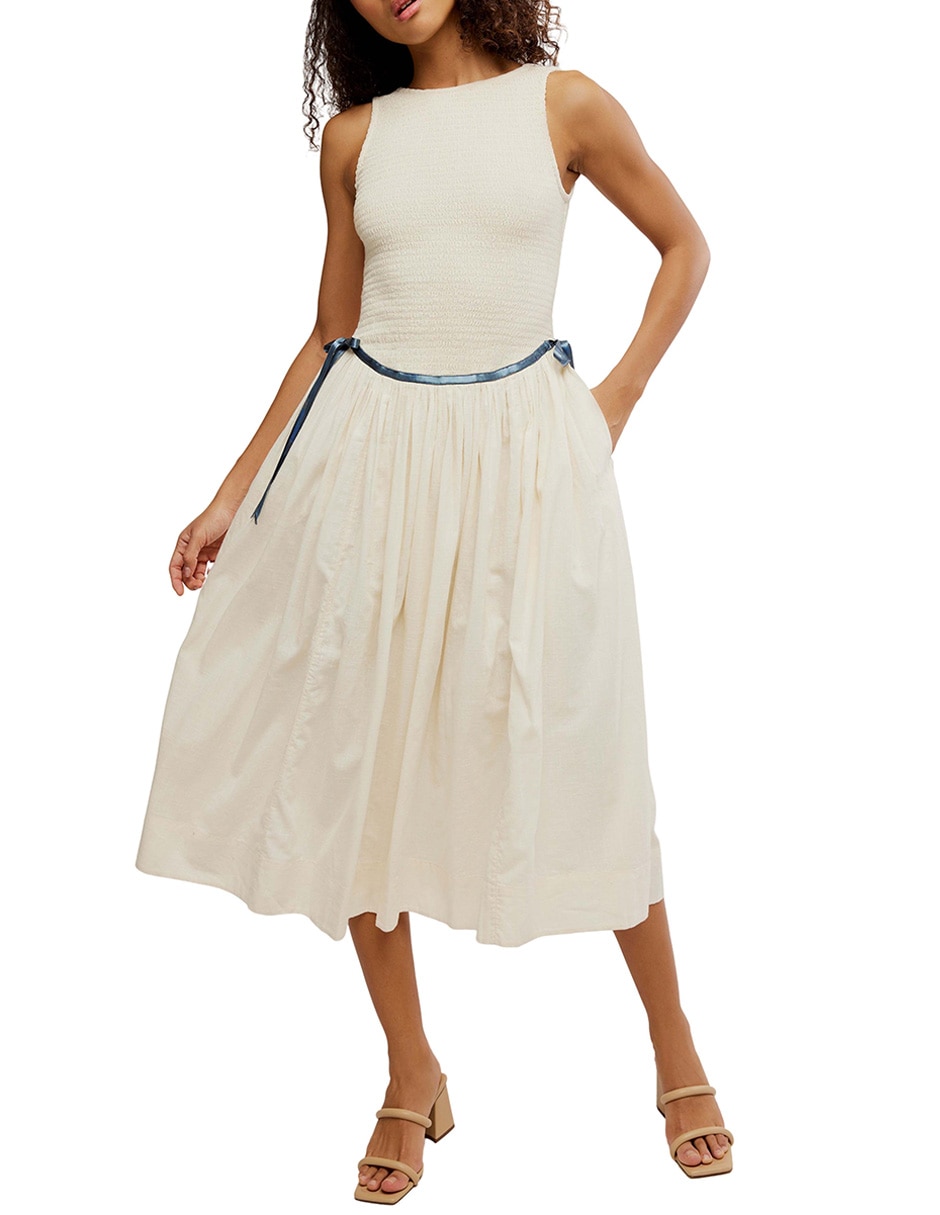 Vestido midi casual para mujer
