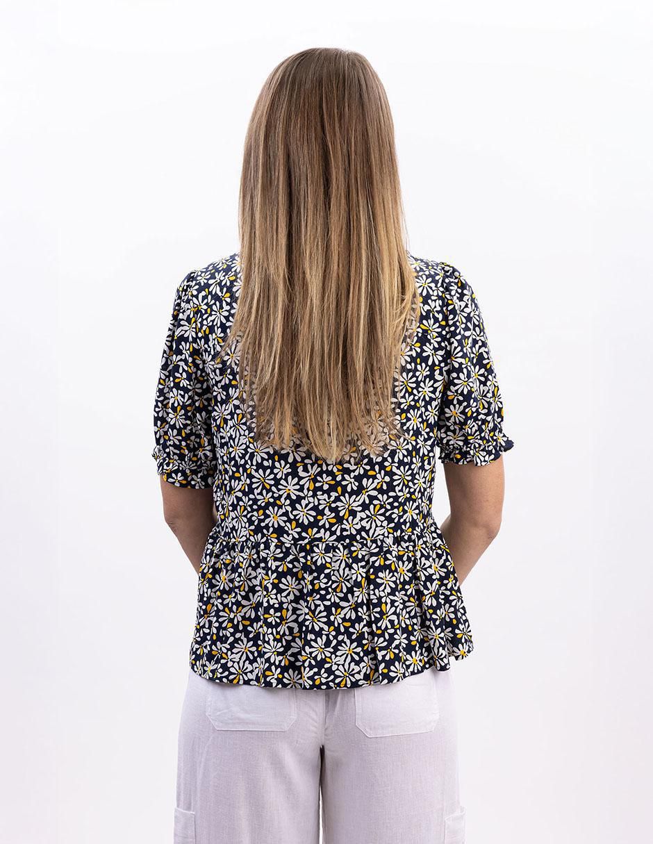 Blusa manga al codo para mujer 3