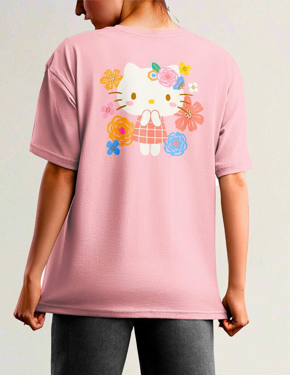 Playera manga corta cuello redondo para mujer 3