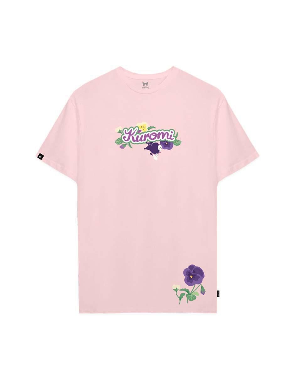 Playera manga corta cuello redondo para mujer 3