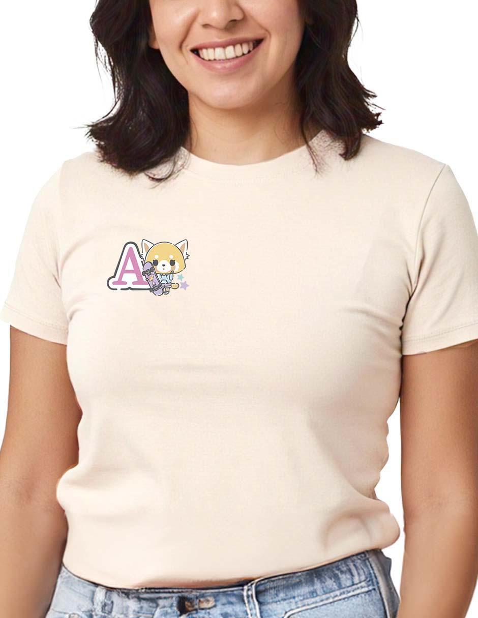 Playera manga corta cuello redondo para mujer 3