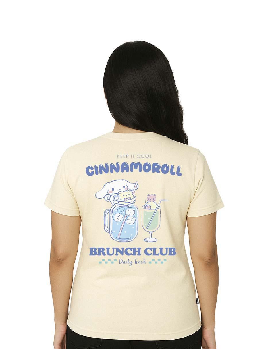 Playera manga corta cuello redondo para mujer 3