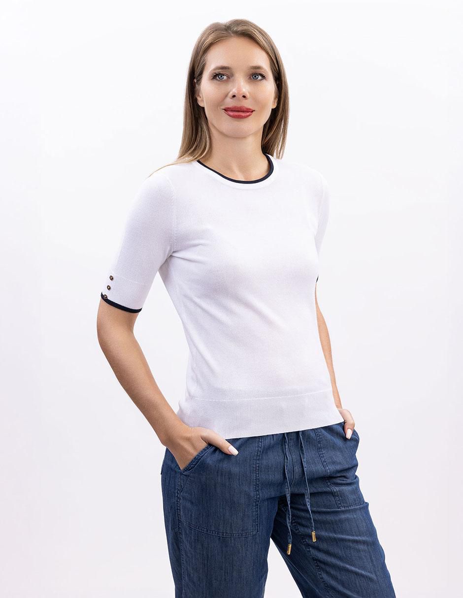 Blusa manga corta para mujer 2
