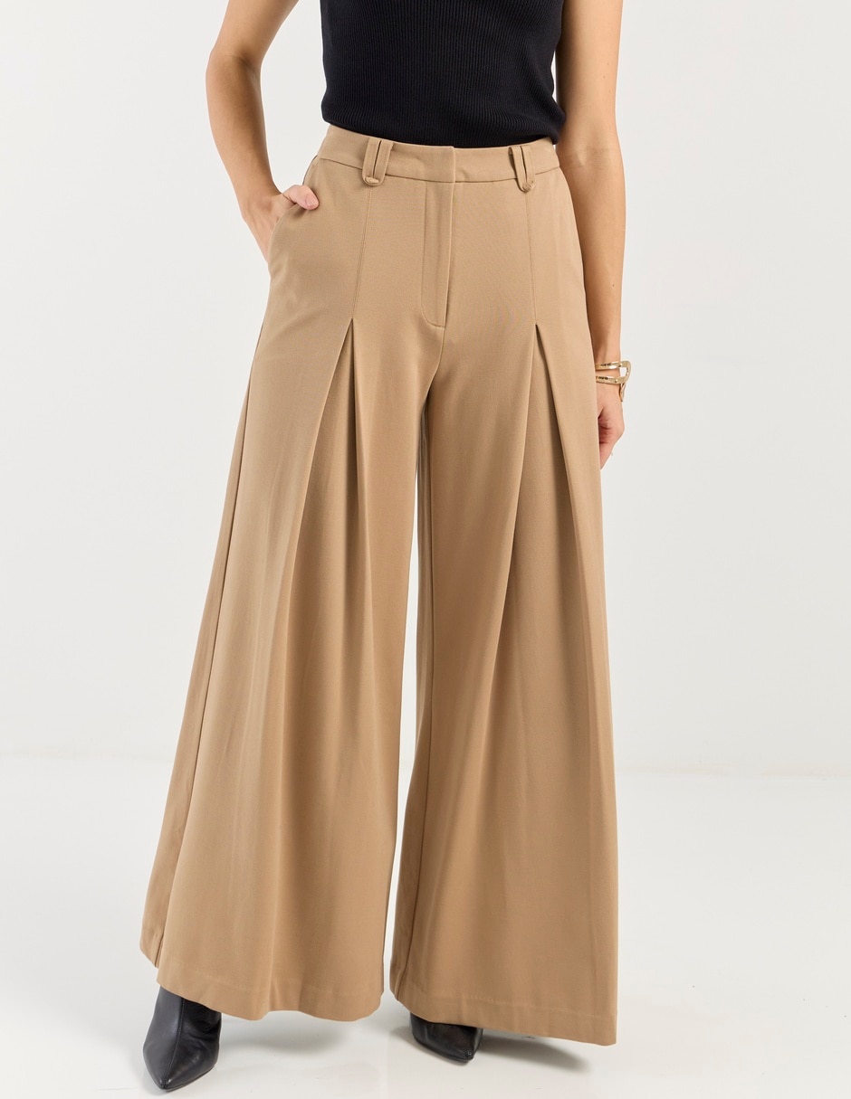 Pantalón relaxed amplio para mujer
