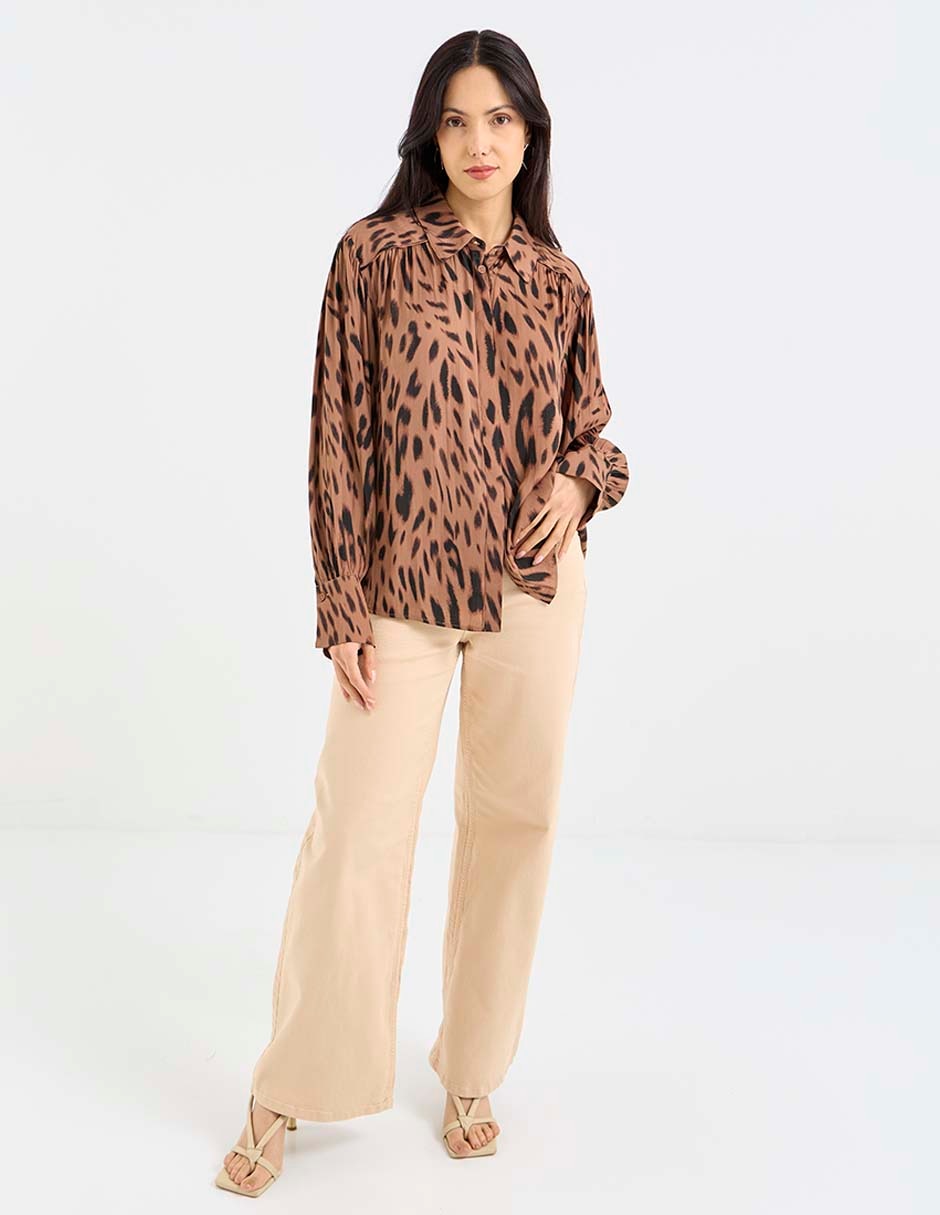 Blusa manga larga para mujer 3