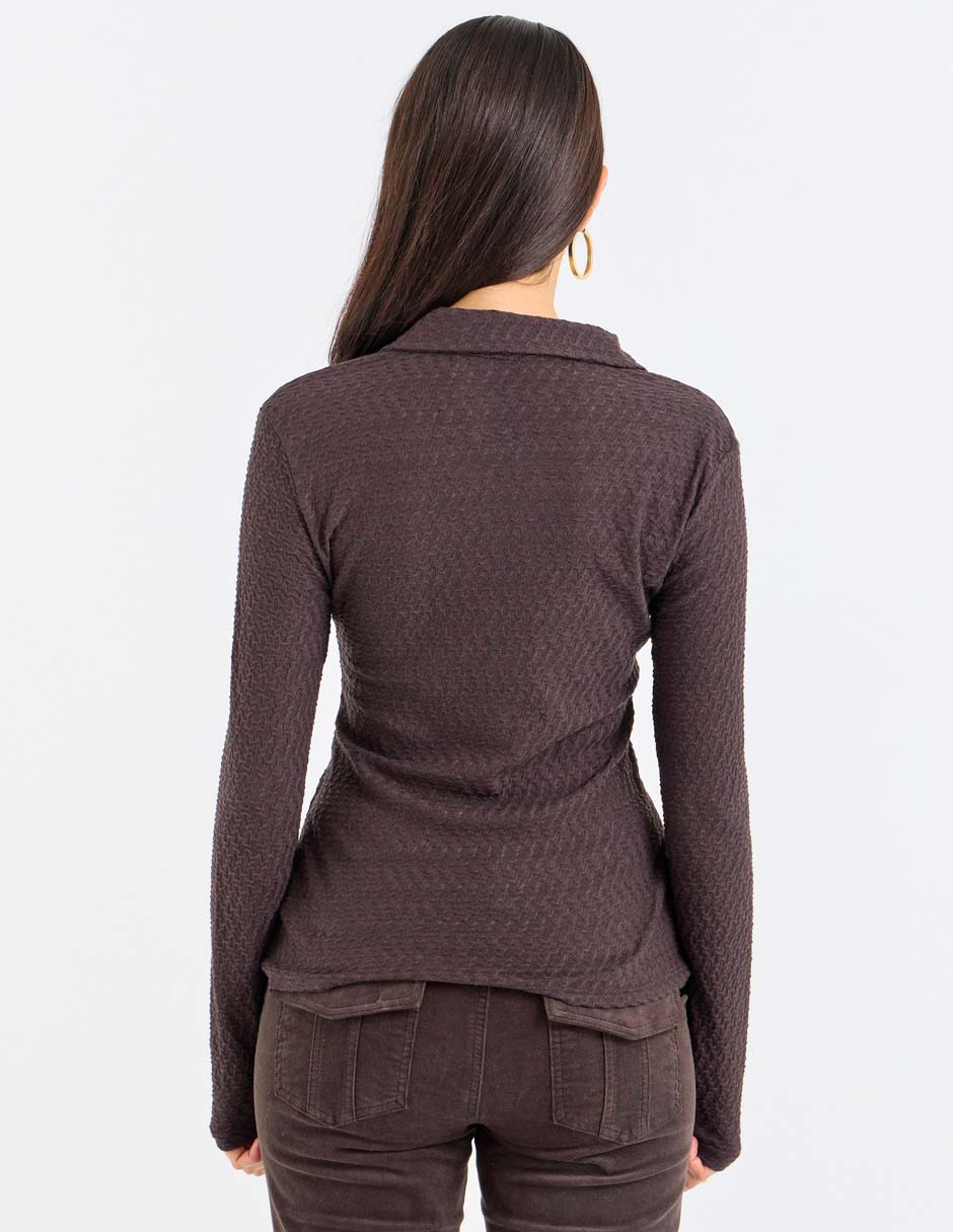 Blusa manga larga para mujer 2