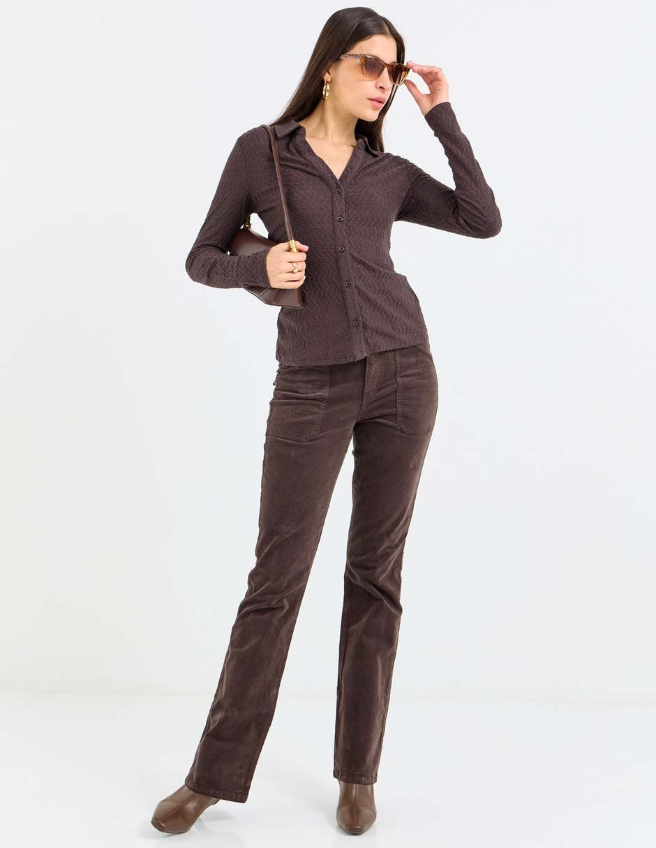 Blusa manga larga para mujer 3