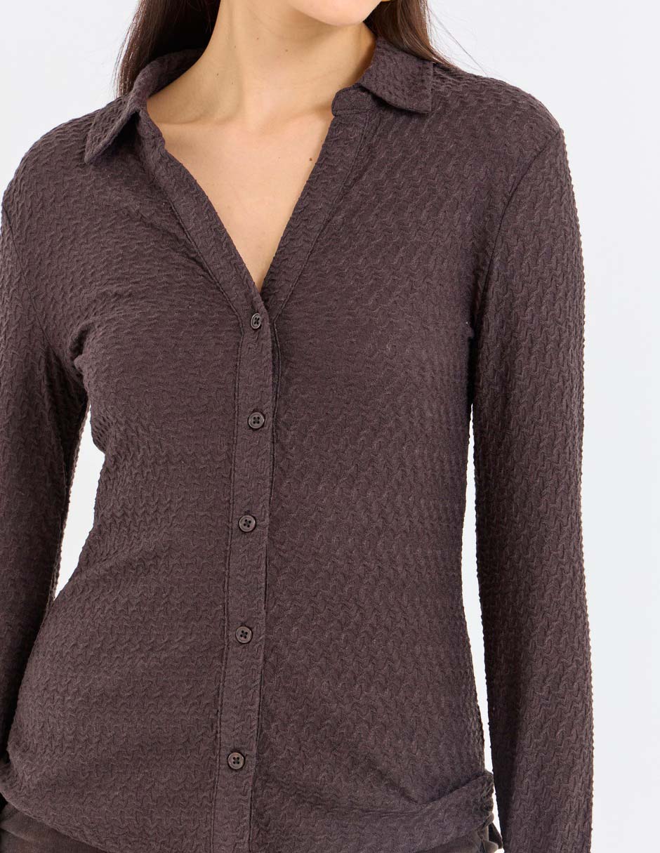 Blusa manga larga para mujer 4