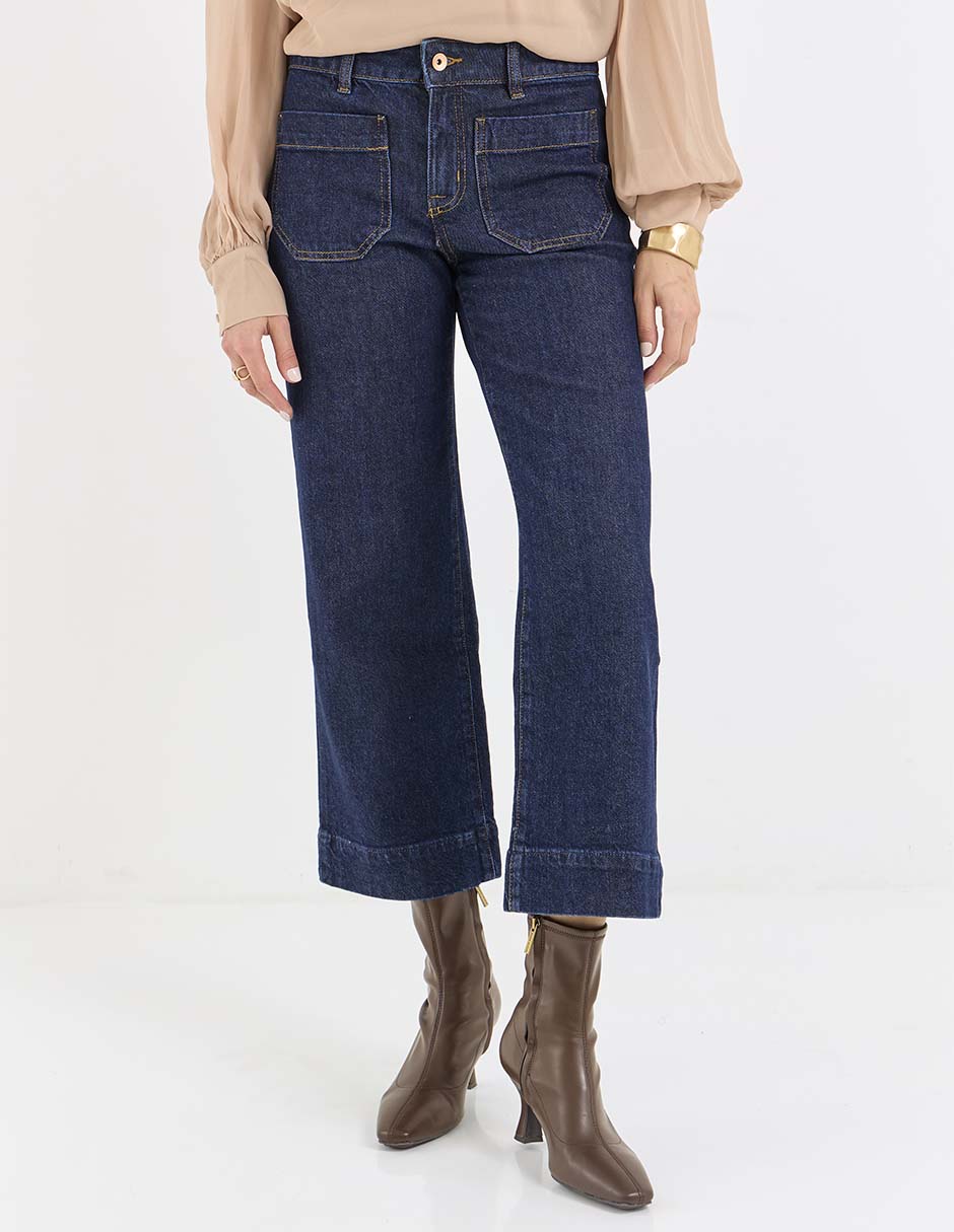 Jeans relaxed amplio para mujer