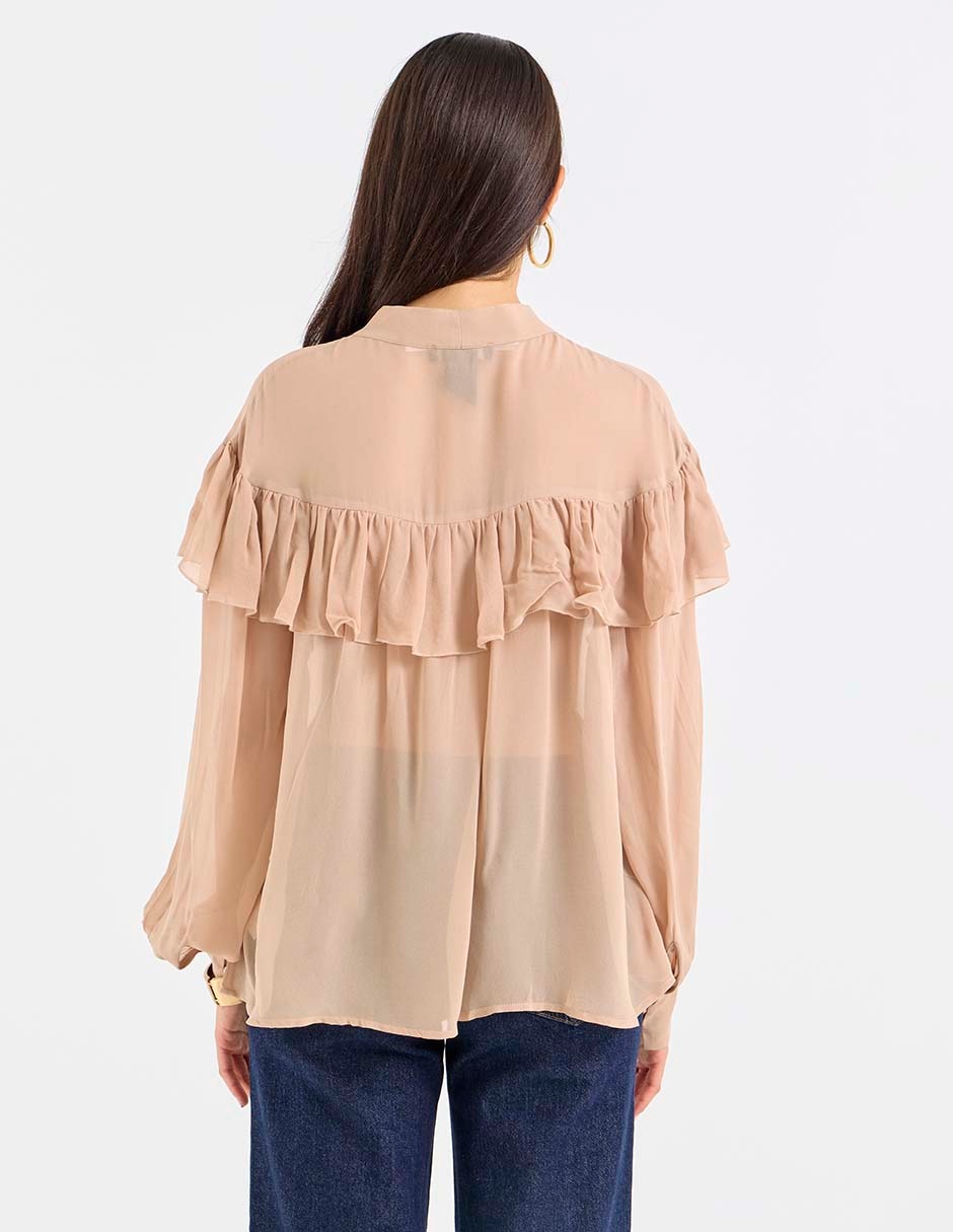 Blusa manga larga para mujer 2