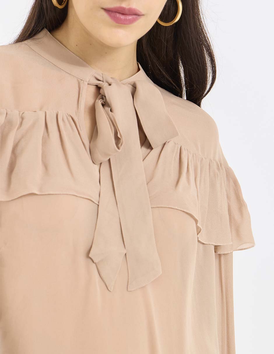 Blusa manga larga para mujer 4