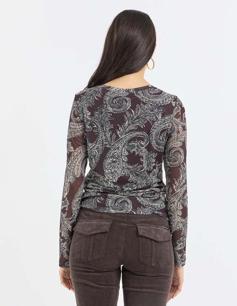 Blusa manga larga para mujer 2