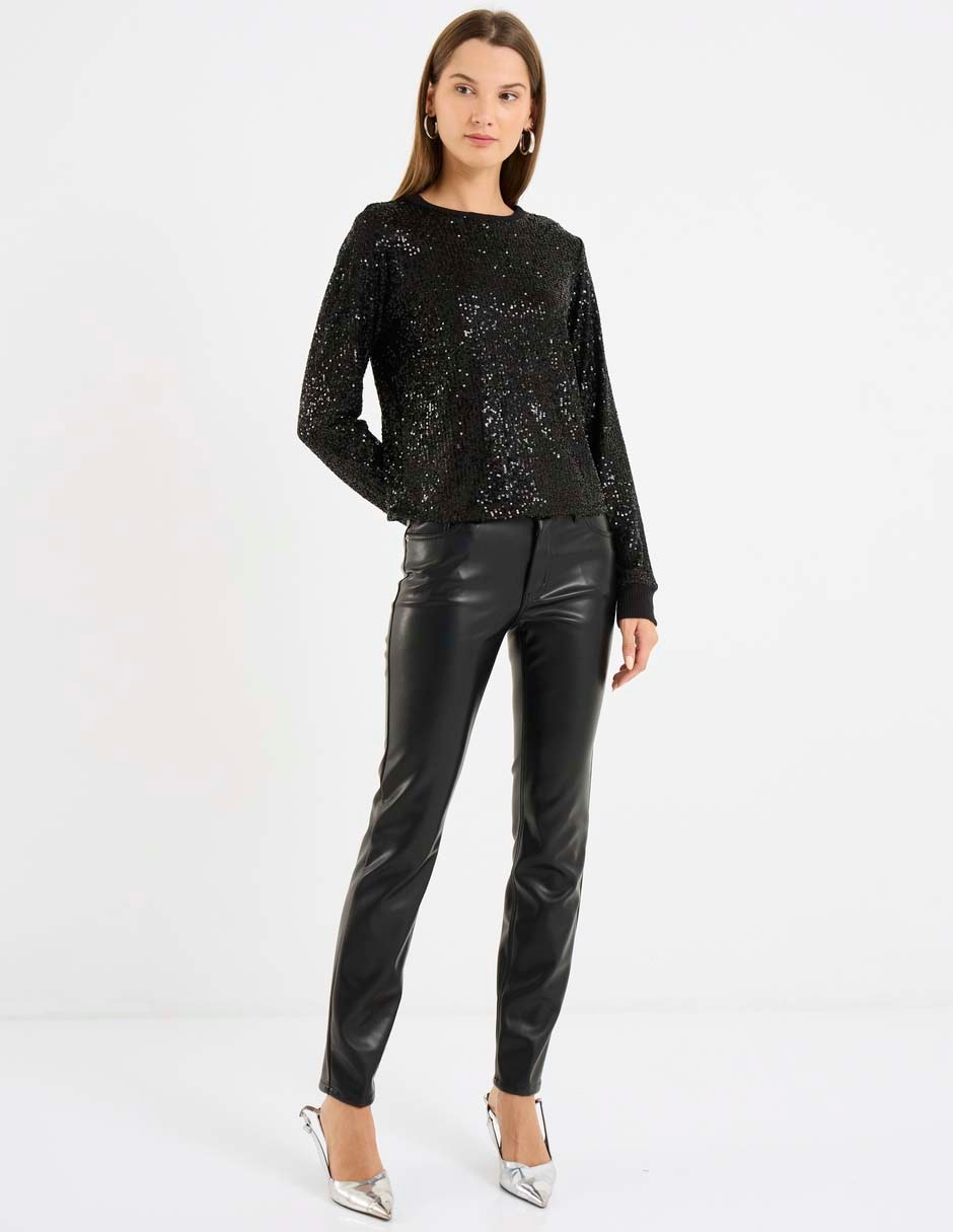 Blusa manga larga para mujer 3