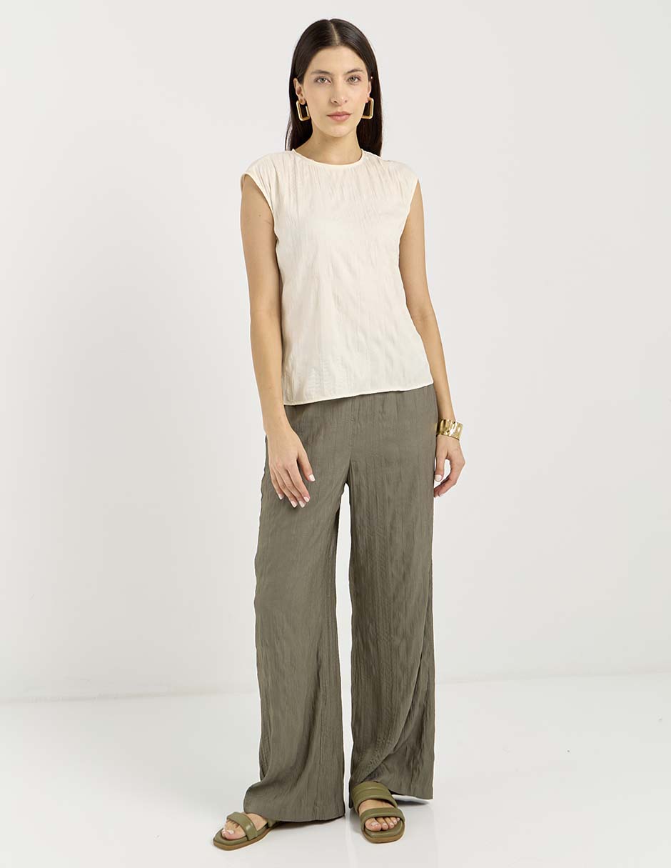 Blusa manga corta para mujer 3