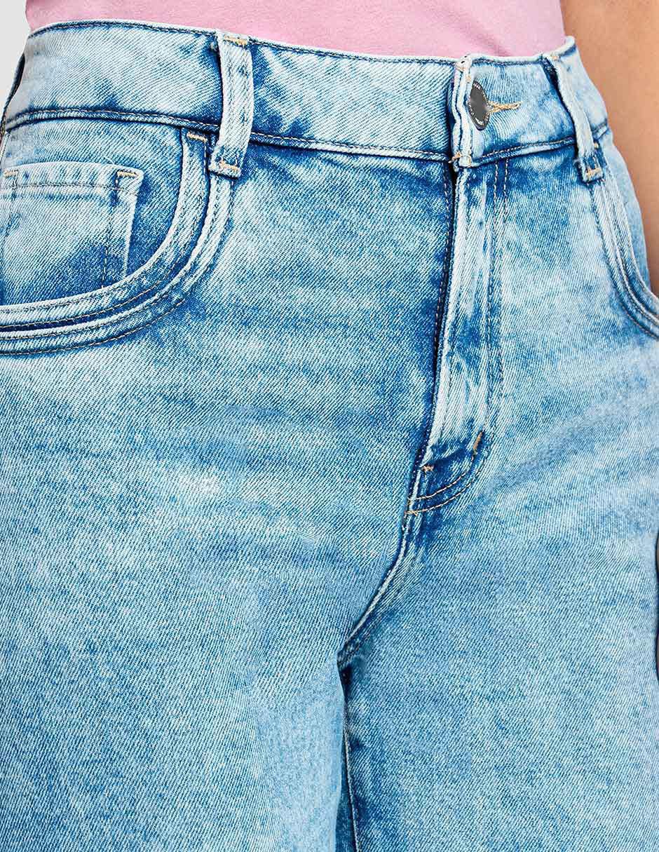 Jeans relaxed amplio para mujer 4