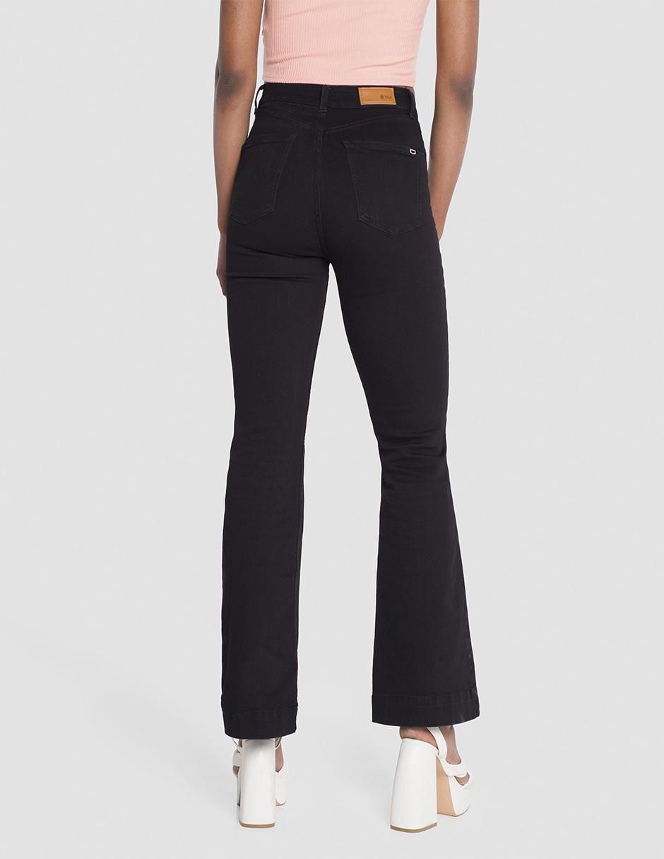 Jeans relaxed flare para mujer 3