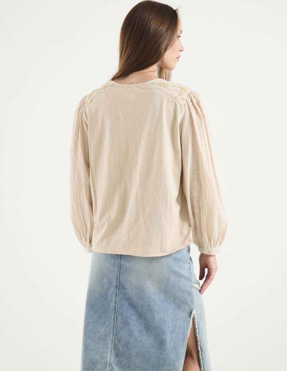 Blusa manga larga para mujer 2