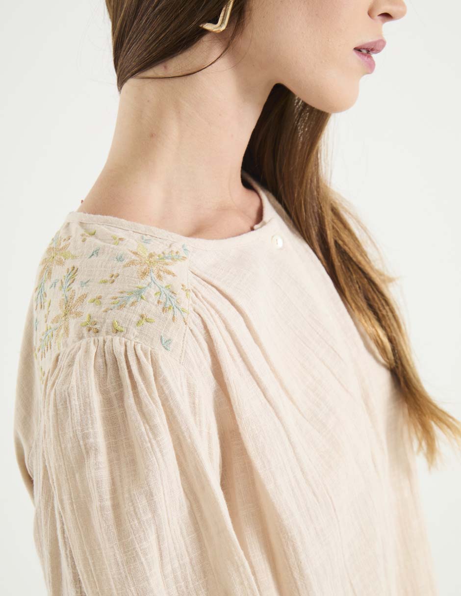 Blusa manga larga para mujer 4
