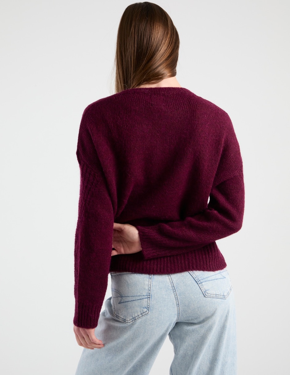 Suéter Indi & cuello redondo para mujer 2