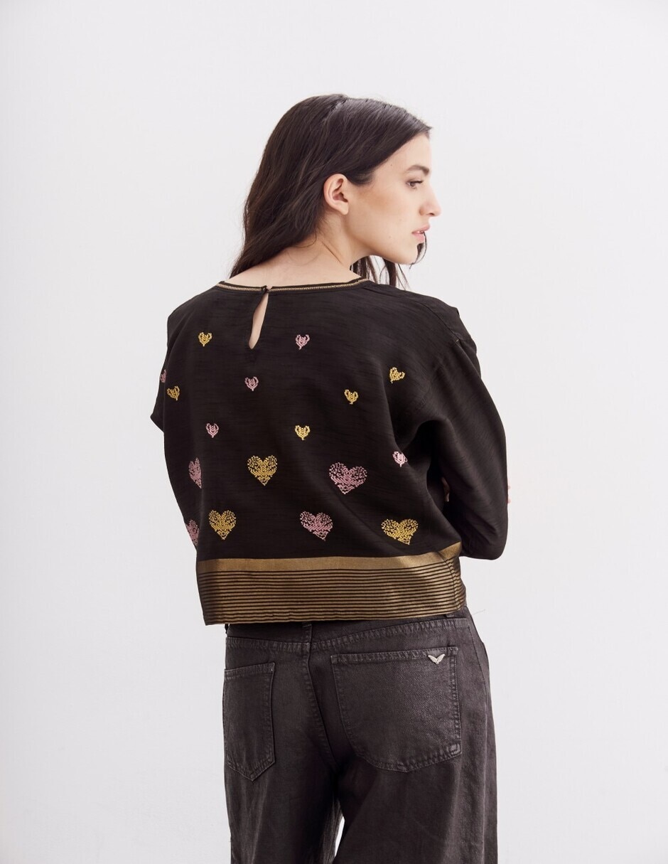 Blusa manga 3/4 para mujer 3