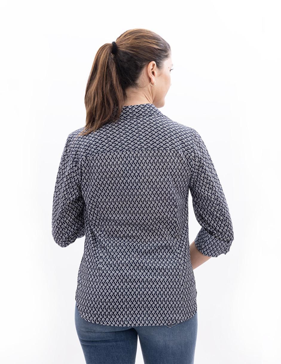 Camisa de algodón manga larga para mujer 3