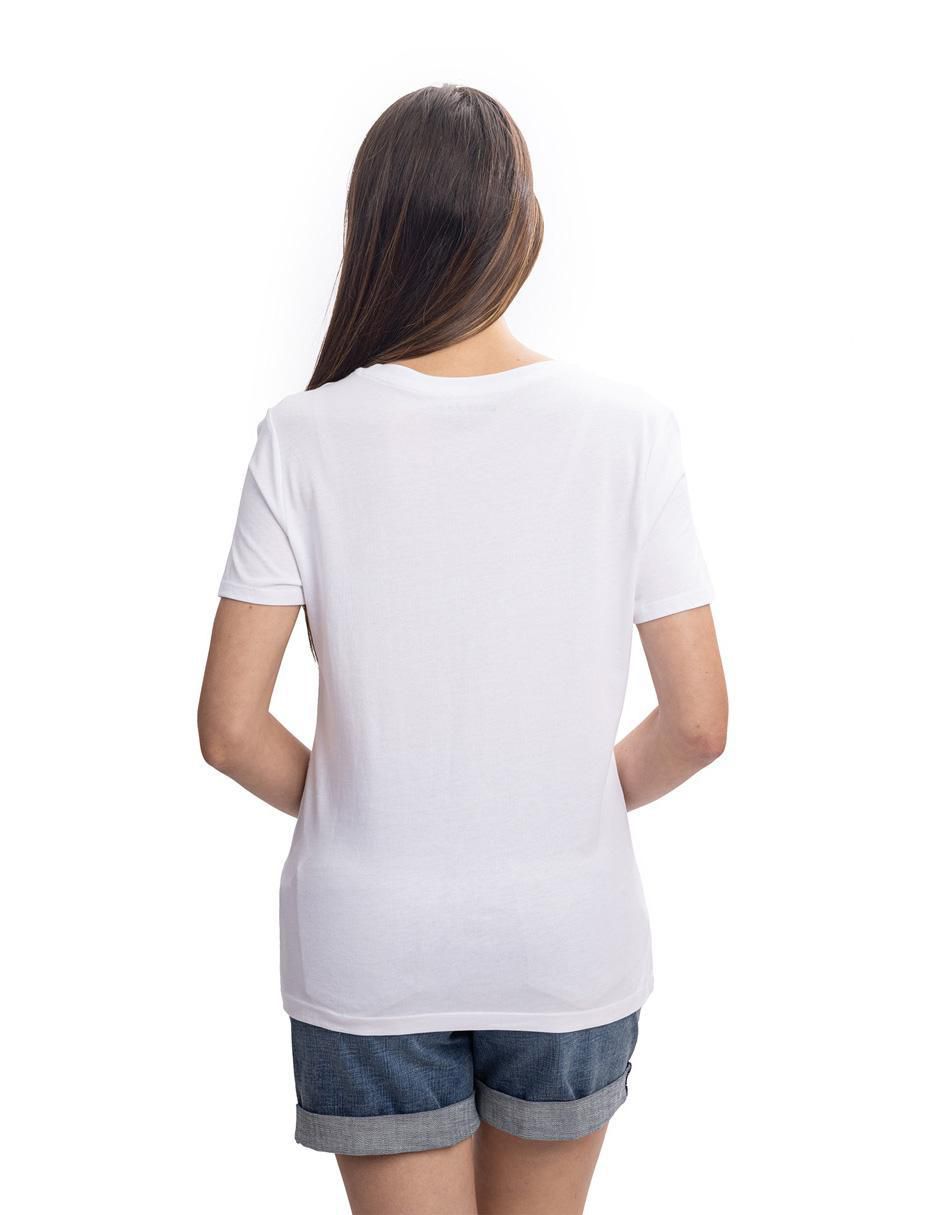 Playera manga corta S25 cuello redondo para mujer 3