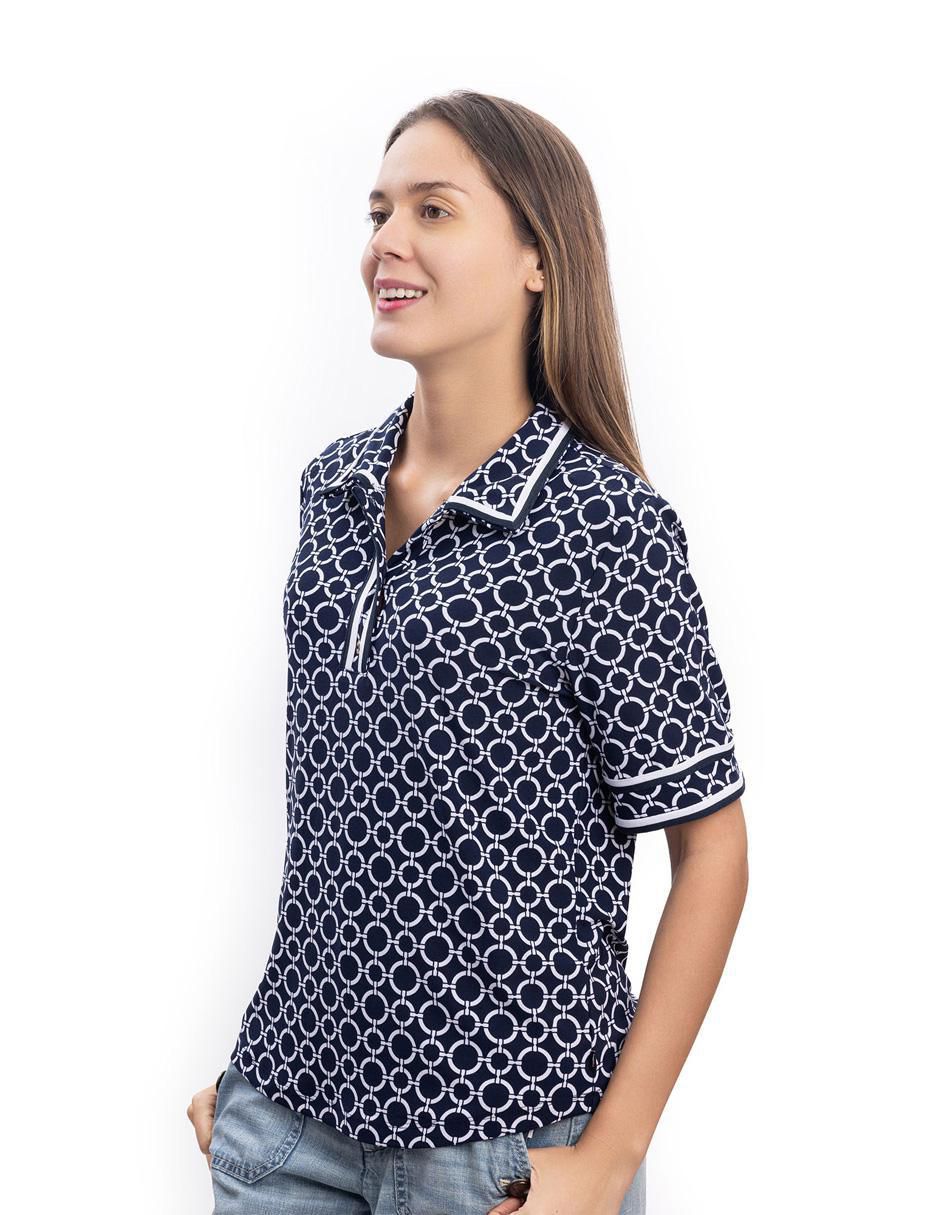 Playera tipo polo para mujer 2