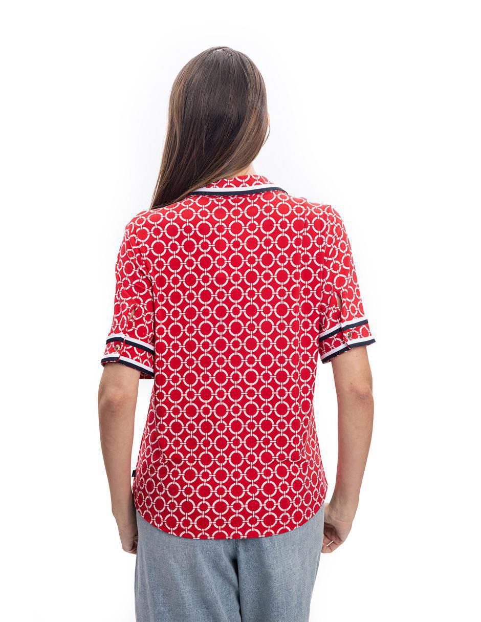 Playera tipo polo para mujer 2