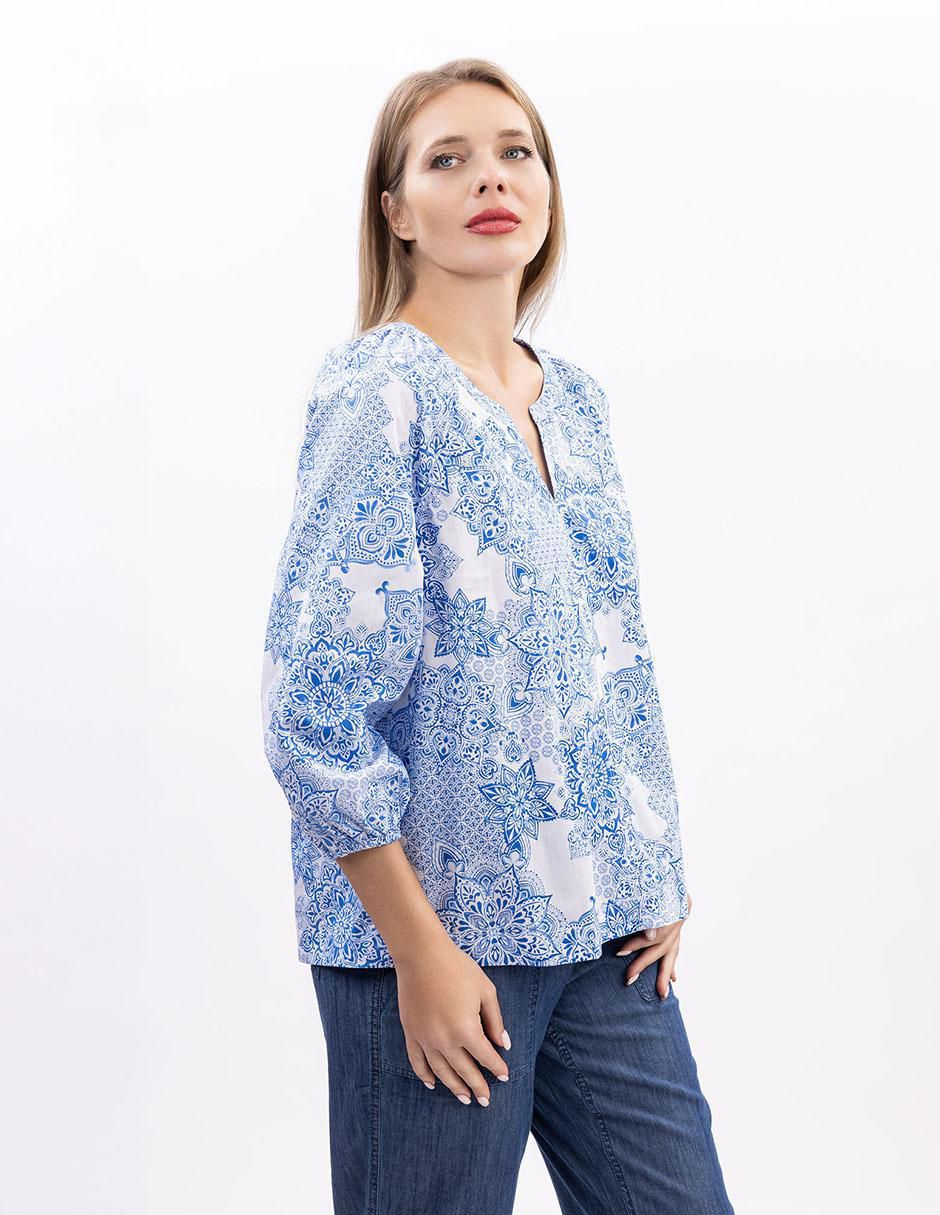 Blusa manga 3/4 para mujer 2